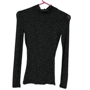 Newport Starry Night Mock Neck Long Sleeve Lightweight Bodycon Nylon Top Small thumbnail 6