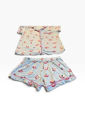 KYTE mahjong pajama set thumbnail 3