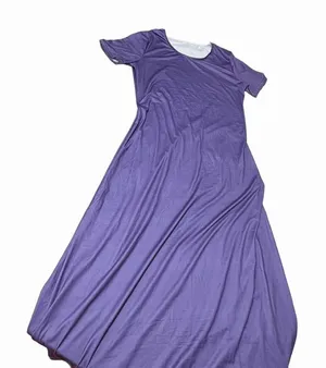 Purple Long Floor Length Dress Coverup Loungewear Size XL #260388 thumbnail 1