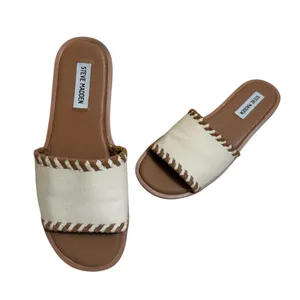 Steve Madden | Woven Brown and Cream Slide Sandals size 8.5 thumbnail 1