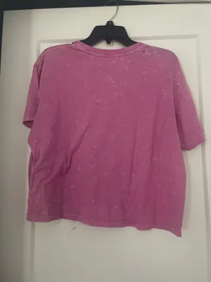 tj maxx pink acid wash jersey t shirt thumbnail 2
