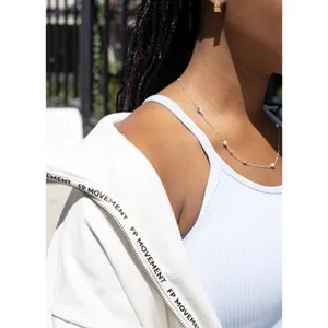 FREE PEOPLE Movement High Jump Zip Up Sweatshirt in Ivory Size Large thumbnail 3