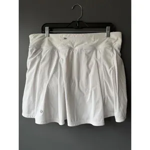Lululemon White Tie-Dye Athletic Skort with Inner Shorts thumbnail 8