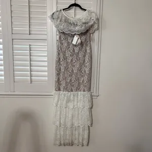 NWT JLUXLABEL White Lace Dress thumbnail 3