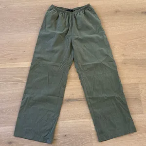 White Fox Wide Leg Pants More To Come Size S Green thumbnail 1