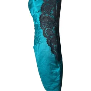 NWT Womens David’s Bridal Strapless Sleeveless Oasis Lace Satin Formal Dress - 2 thumbnail 4