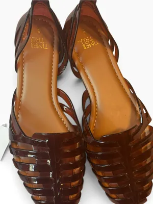 Time and Tru Women's Huarache Jelly Sandals Flats Sz 8 NWT thumbnail 10