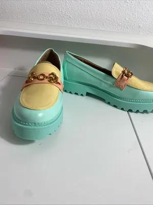 NWOB Circus NY Sam Edelman Deana Loafers Mint Pineapple Yellow Multi Size 7.5 thumbnail 15