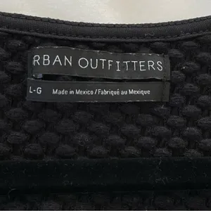 Urban Outfitters Black Tasha Twist Front Wrap Crop Top Black Size Large thumbnail 7