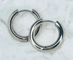 Tarnish resistant waterproof hoops thumbnail 2