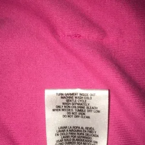 EVERLAST SPORT hot pink velour zip up hoodie bling trim at pockets NEW size L thumbnail 7