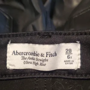 Abercrombie & Fitch Women's Dark Gray High Rise Jeans thumbnail 2