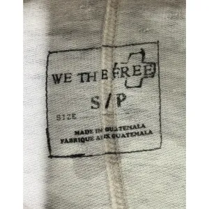 Free People NWT $98 We the Free Oatmeal Hoodie Pullover Oversized Small fits M/L thumbnail 5