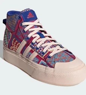 Adidas bravada shoes Multicolor Patterned High-Top Sneakers size 8 NEW colorful thumbnail 1