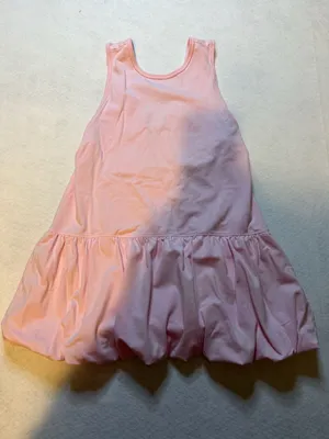 Bubble Hem Mini Dress in Pink thumbnail 2