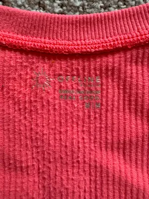 OFFLINE by Aerie Shirt Cropped Ribbed thumbnail 3