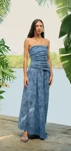 Farm rio laise maxi dress thumbnail 1
