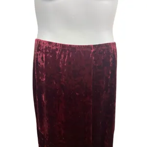 VTG Y2K 90s Fashion Bug Crushed Velvet Gothic 2-Piece Set Skirt Set M Burgundy thumbnail 8