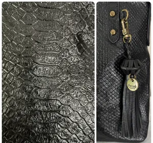 The Sak black leather embossed crossbody tote thumbnail 15