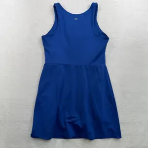 GapFit Size S Athletic Dress Royal Blue V-Neck Built-in Shorts Pocket GF004929 thumbnail 4