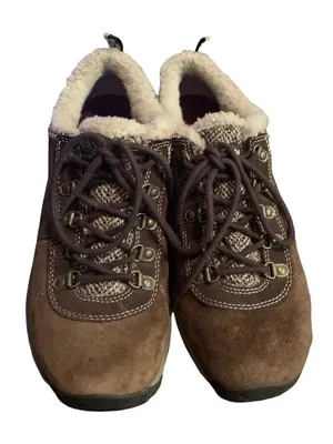 Merrell Womens Sz 9.5 Dark Earth Hiking Performance Trail Shoes Suede Gorpcore thumbnail 2