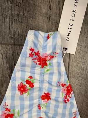 White Fox Blue Gingham Bikini Set  thumbnail 8