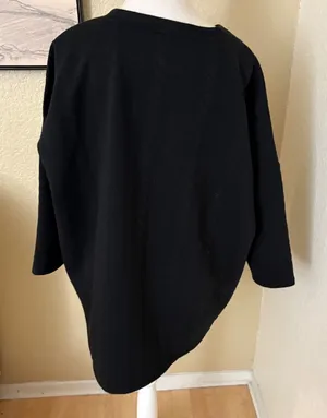 TUCKERNUCK SPORT Black Long Sleeve Detailed top size M/L‎ thumbnail 1