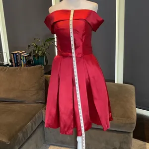 Women’s Off the Shoulder Short Red Prom Party Homecoming Dress CorsetBack Size 6 thumbnail 10