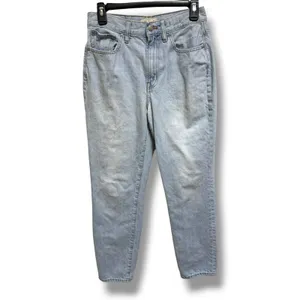 Madewell The Perfect Vintage Jeans 27 Light Wash High Rise Tapered Mom Denim thumbnail 3