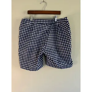 Callaway Opti-Dri Women Navy Blue Gingham Golf Shorts Size 6 ST2587 thumbnail 3