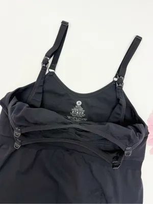 Kindred Bravely Simply Sublime® Maternity & Nursing Tank Black thumbnail 9