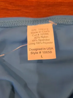 Sunset 2pc Bikini Set: Binkini Top is Size MEDIUM** Bikini Bottom Size LARGE** Blue thumbnail 6