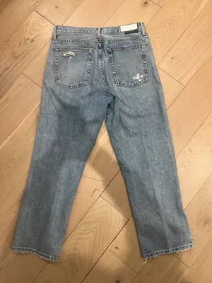 RE/DONE High-Rise Ripped-Knee Loose Jeans thumbnail 4