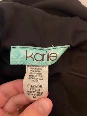 Karlie Boutique Strapless Black Mini Dress thumbnail 3