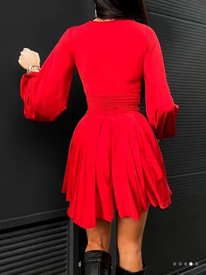 Dress Red Size L thumbnail 2