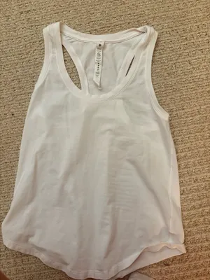 Lululemon White Tank thumbnail 2