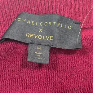Michael Costello x REVOLVE Off Shoulder Bodycon Maxi Dress in Maroon thumbnail 9