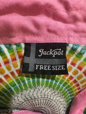 Jackpots Tropical Butterfly Boho Collared Tunic Dress – One Size thumbnail 9