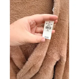 Aerie NEW Fluffy-4-Ever Reversible Twist Sweater In Cappuccino Size L thumbnail 5