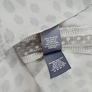 Aerie -1502 Gray Cheetah Print Tie Back Babydoll Camisole Tank Top XS‎ thumbnail 7