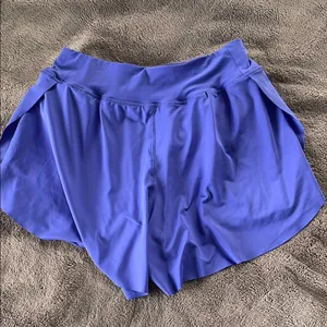 Women's Purple Athletic Shorts thumbnail 2