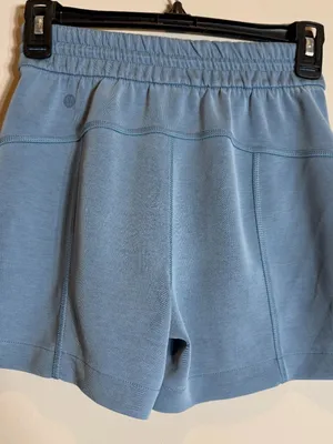 Lululemon Softstreme High-Rise Short 4" Women's 0 Blue Willow Active Lounge Gym thumbnail 9