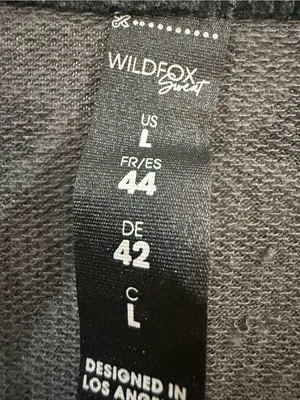 Wildfox Gray Leopard Print Long-Sleeve Pullover thumbnail 3