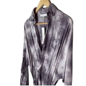 NWT Young Fabulous and Broke Raine Tie Dye Faux Wrap Dress thumbnail 3
