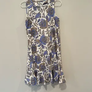 Tommy Hilfiger Women's Ruffled Hem floral Shift Linen Dress size 2 1724 thumbnail 2