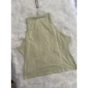 Skims Cotton Jersey High Neck Tank Pistachio Size 4X thumbnail 6