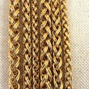 Liz Claiborne LCI Gold Tone Multi Strand Chain Necklace Statement Chunky thumbnail 5