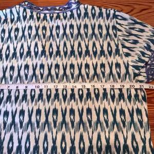 Haute Latitude 100% Cotton Top NWT Women XL Breezy Tunic Heavily Embroidered‎ thumbnail 11