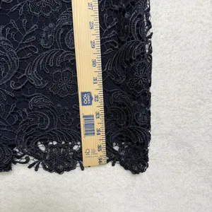 Lauren Ralph Lauren Lace Eyelet Sheath Dress Wedding MOB Women Size 10 Navy Blue thumbnail 9