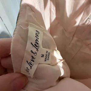 NWT For Love And Lemons Distorted Checkered Green Satin Dress thumbnail 5